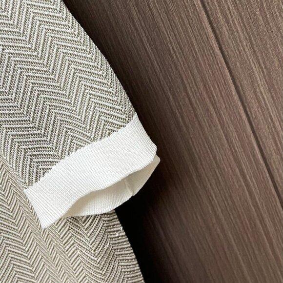 Kiton Light Gray Colorblock Knitted Polo Shirt - Picture 7 of 7